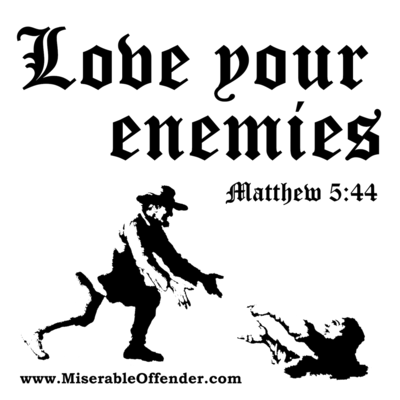Love Your Enemies — Dirk Willems sticker